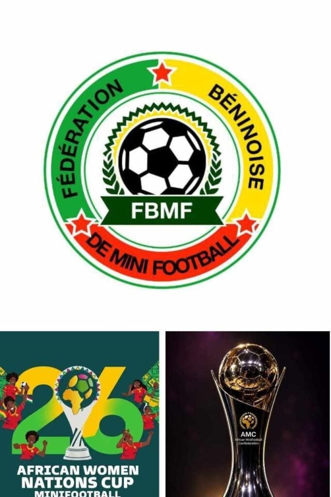 CAN feminine minifootball Cameroun 2026 logo FBMF Benin trophee AMC affiche African Women Nations Cup tirage Yaounde