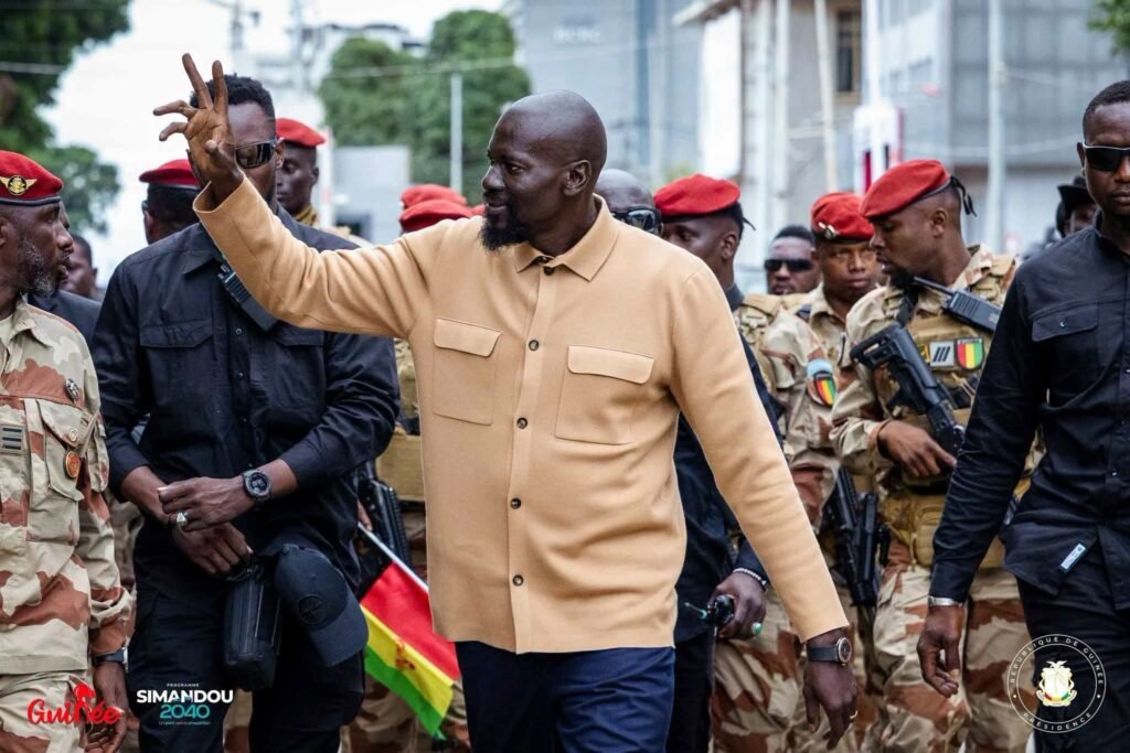 Cortège présidentiel Mamadi Doumbouya à Conakry