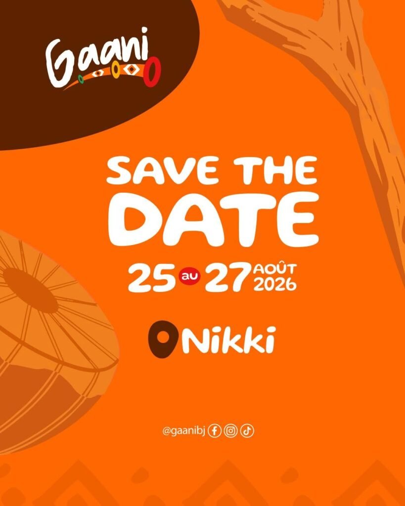 Gaani 2026 Nikki Save the date 25 au 27 aout affiche officielle