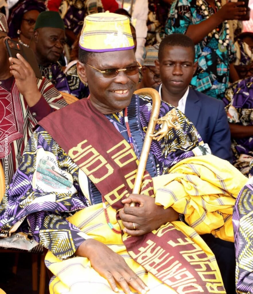 Joseph Djogbénou dignitaire Cour royale Savalou Fête Igname