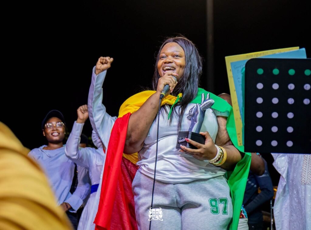 Saara Houansou discours Place Amazone Cotonou