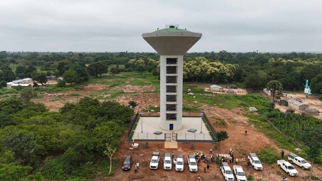Château eau 500m3 Ouénou N'Dali SAEPmV ANAEPMR