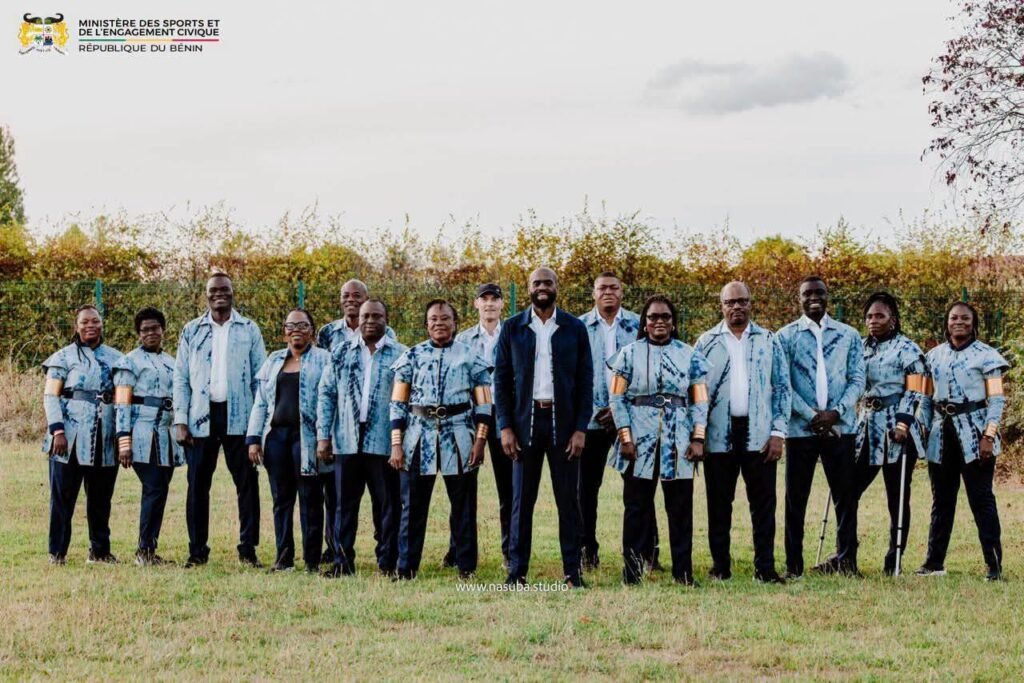 Staff Amazones U20 Benin tenue Amazone Dahomey arrivee Pologne Mondial 2026