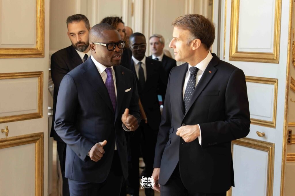 Le président Wadagni et son homologue français Emmanuel Macron