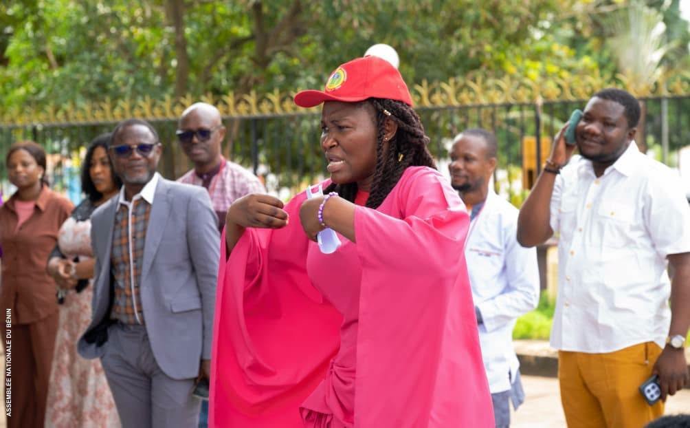 La présidente du RFFPB Vioutou Estelle Akplogan