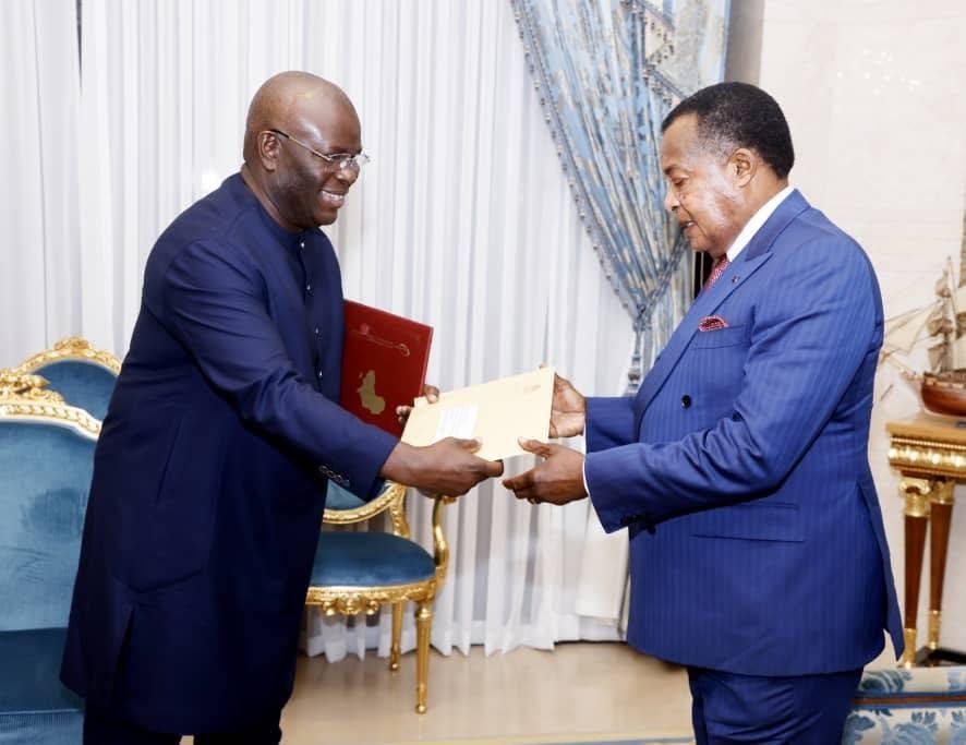 Amadou Diagne en audience avec le président du Congo Sassou N'guesso