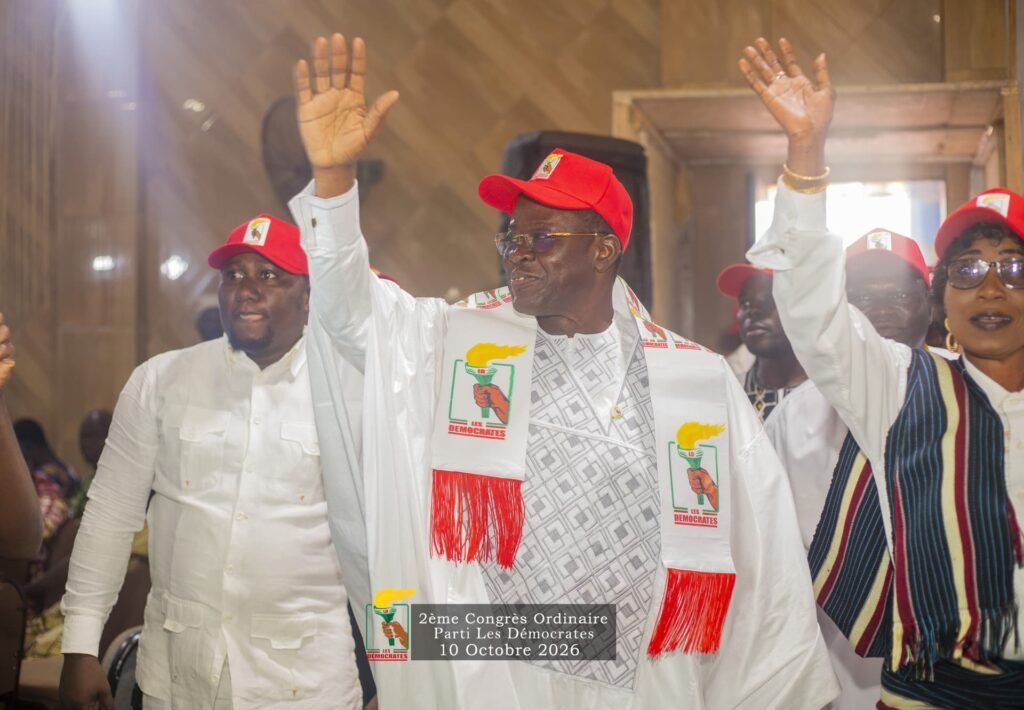 Le président du parti Les Démocrates Nourénou Atchadé lors du congrès de Porto-Novo l